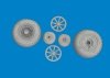 Eduard 6481134 P-40N wheels diamond tread EDUARD 1/48